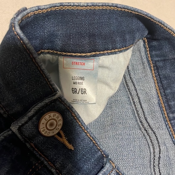 Express mid rise denim jeans - Picture 4 of 4